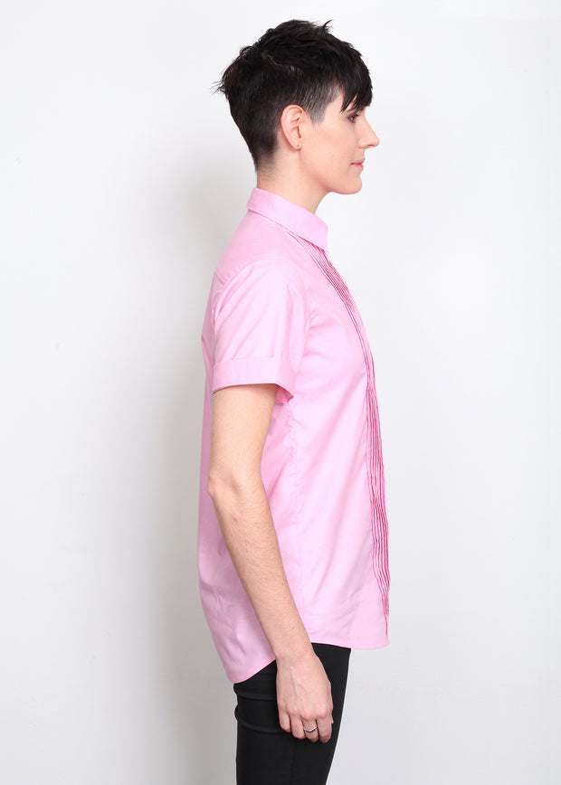 Tuxedo Shirt - Carnation Pink